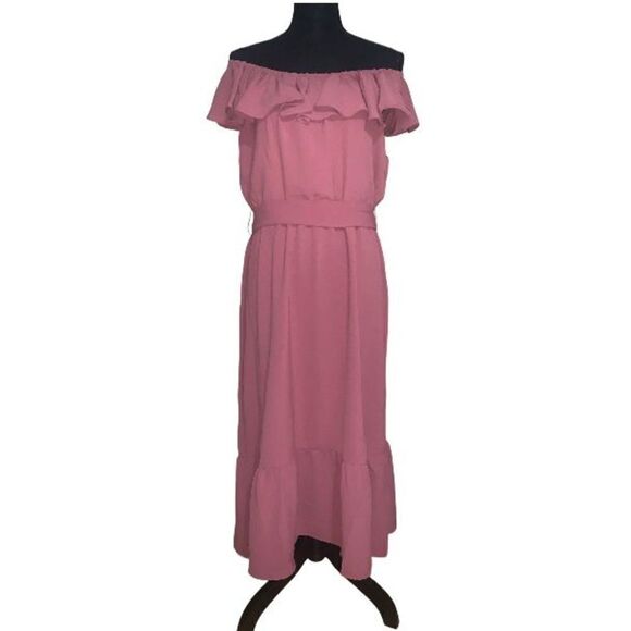 DKNY Tiered Maxi Dress - Picture 1 of 7